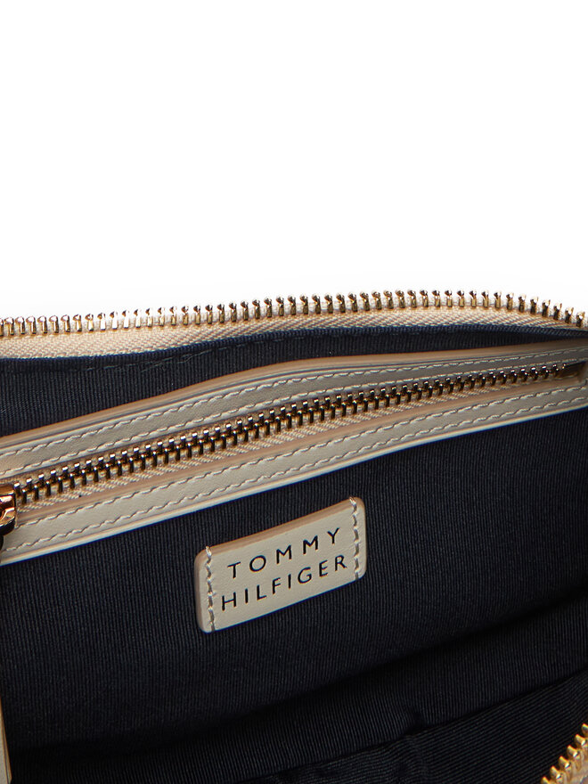 Tommy Hilfiger Τσάντα Tommy Hilfiger Moon Leather Crossover Suede AW0AW17537 Μπεζ