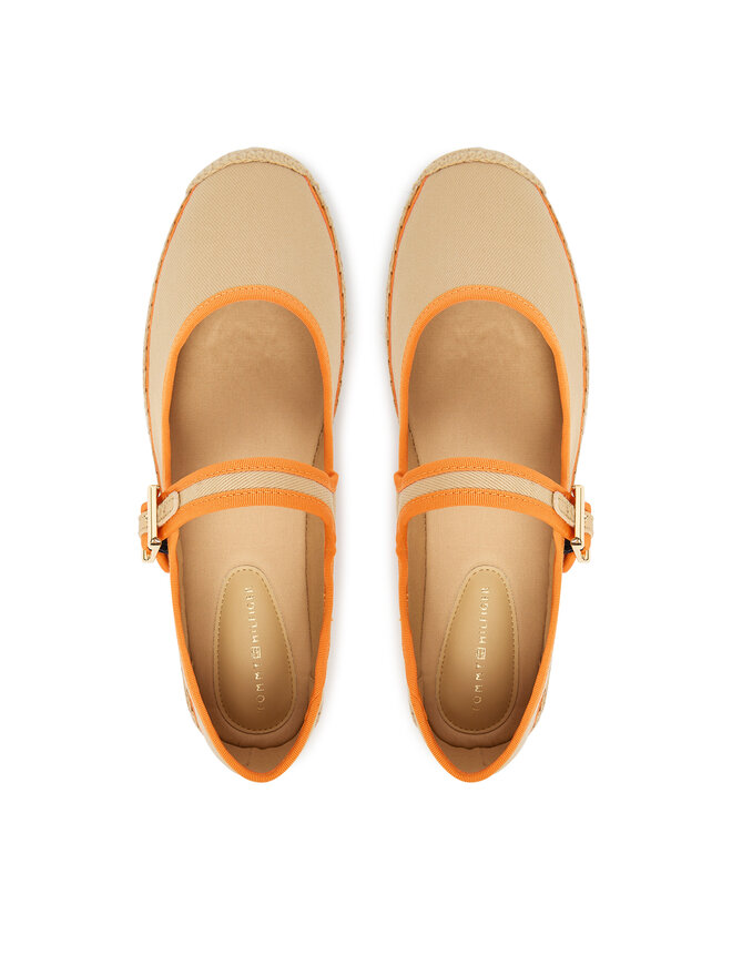 Tommy Hilfiger Espadrilles Tommy Hilfiger Buckle Maryjane Espadrille FW0FW09239 Beige