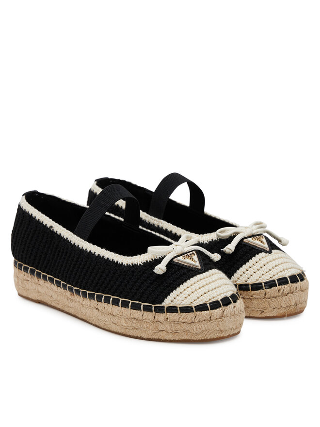 Guess Espadrilės Guess FLJJON FAB02 Juoda