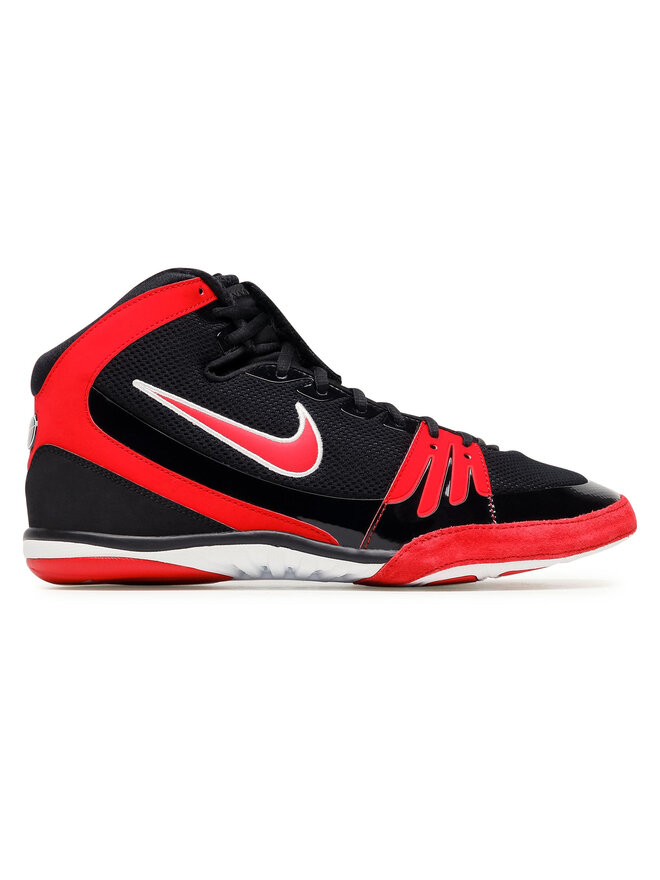 Black and red nike freeks discount