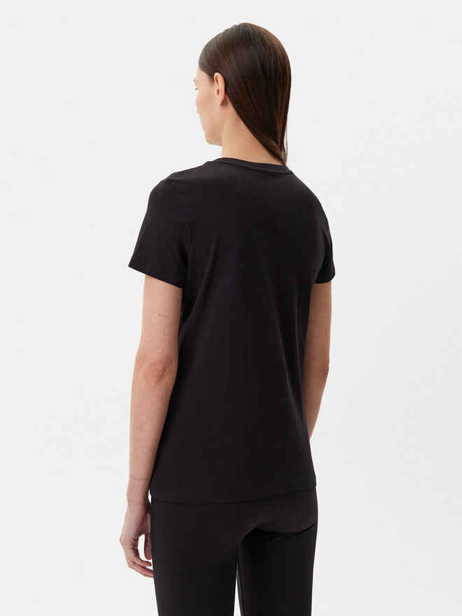 Puma Puma T-Shirt Essentials Metallic 684995 Schwarz Regular Fit