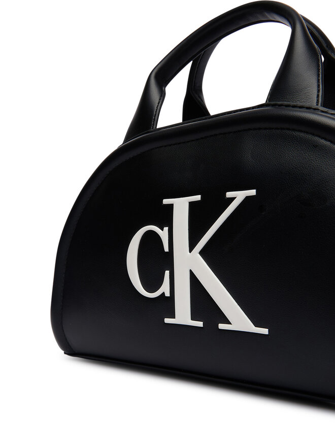Calvin Klein Handtasche Calvin Klein Bold Ck Dome Crossbody LV04F3895G Schwarz