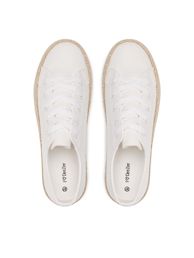 DeeZee Espadrilles DeeZee WS19130-3 Weiß