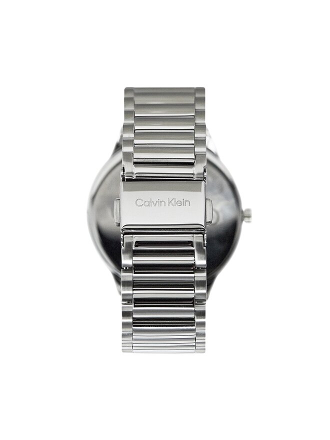 Calvin Klein Zegarek Calvin Klein Dress 25200373 Srebrny