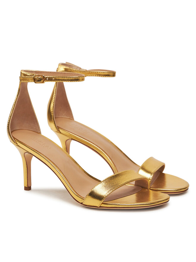 LAUREN RALPH LAUREN Sandały LAUREN RALPH LAUREN 802978207001 Złoty