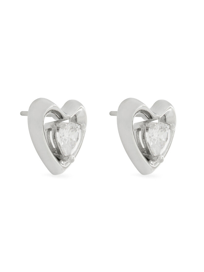 Guess Kolczyki Guess JUBE05 024JW Srebrny