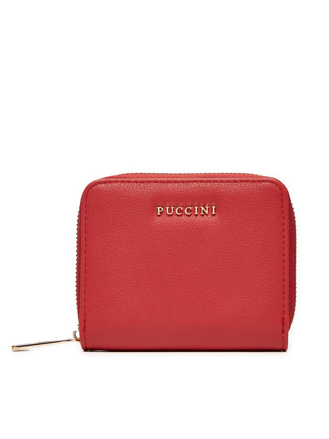Puccini Mały Portfel Damski Puccini BLP838A Czerwony