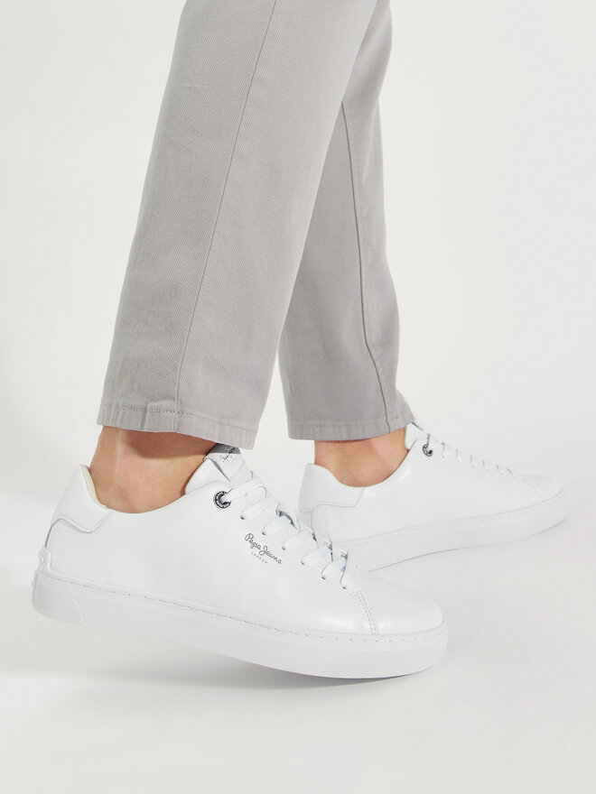 Pepe Jeans Zapatillas Pepe Jeans Camden Basic M PMS00007 Blanco