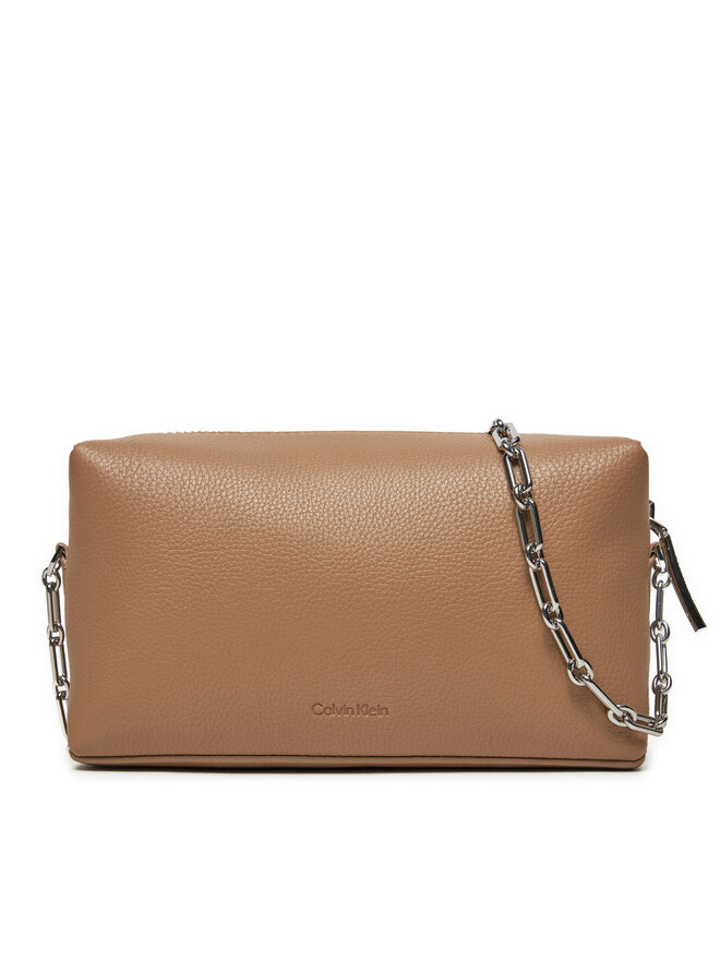 Calvin Klein Ročna torba Calvin Klein Ck Plaque Camera Bag K60K612788 Rjava