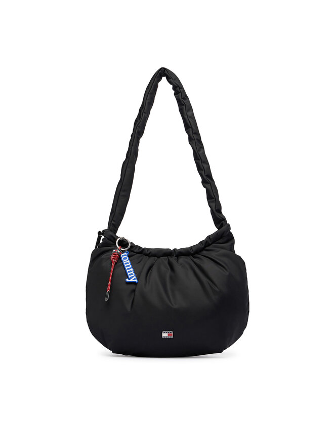 Tommy Jeans Handtasche Tommy Jeans Tjw Icon Charms Hobo AW0AW18783 Schwarz