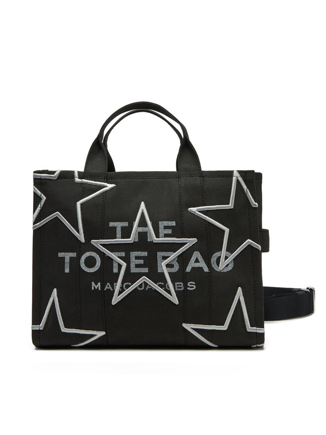 Marc Jacobs Handtasche Marc Jacobs The Star Logo Medium Tote 2R4HTT018H03 Schwarz