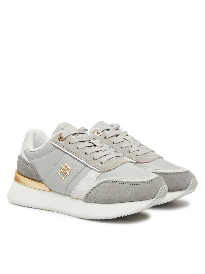 Tommy Hilfiger Sneakersy Tommy Hilfiger Th Fashion Runner FW0FW08475 Szary
