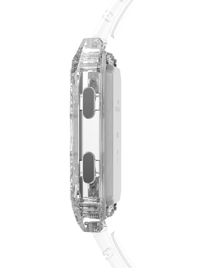 Timex Ročna ura Timex Q LCA TW2W45200 Transparentna