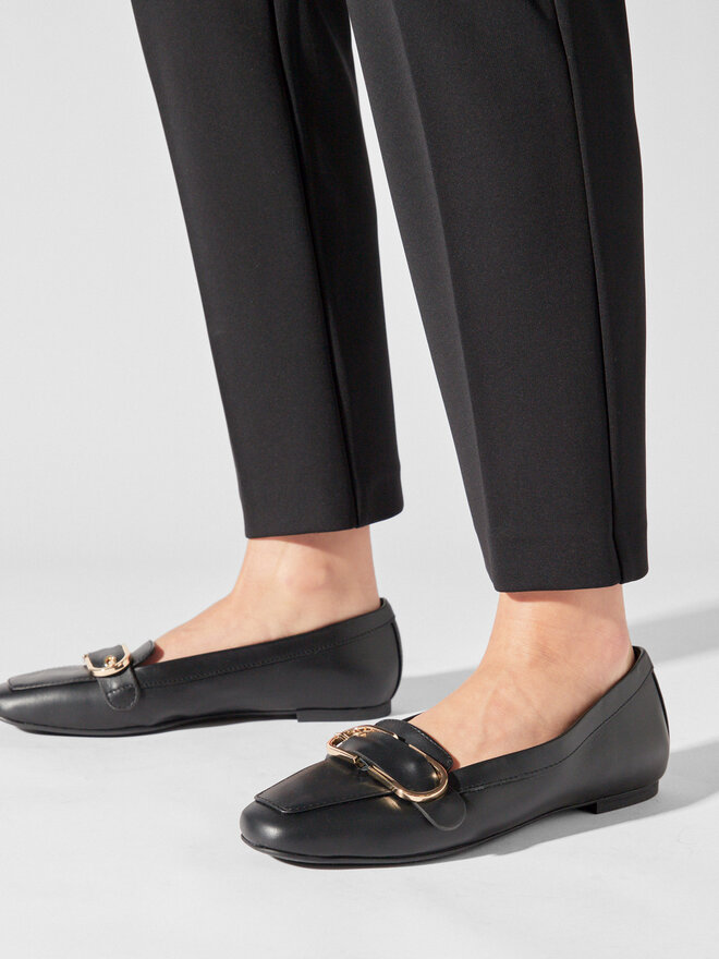 Furla Slipper Furla Flow Ballerina T.5 YH46FOW-BX2680-O6000-10074000 Schwarz