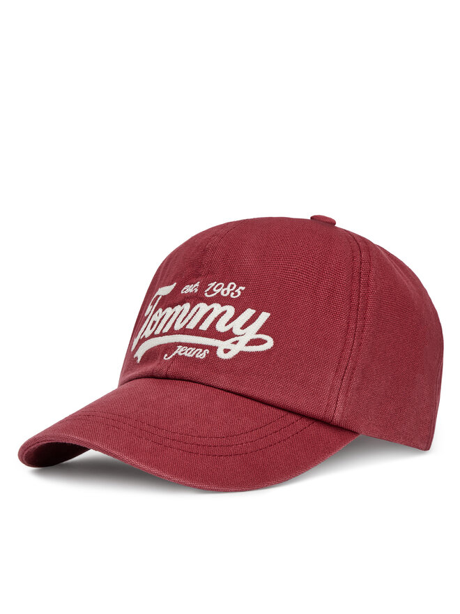 Tommy Hilfiger Șapcă Tommy Hilfiger Archive Script AM0AM13550 Roșu