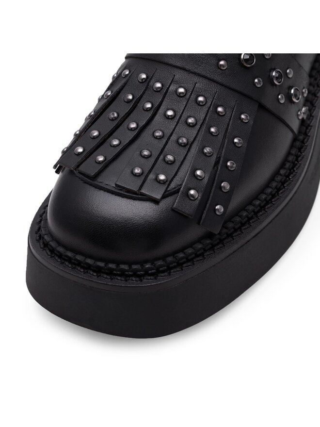 Eva Minge Loafersy Eva Minge LAGOA-24755 Czarny