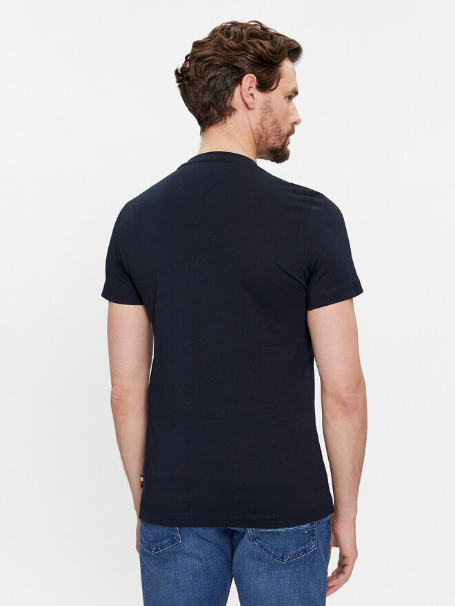 Tommy Hilfiger Tommy Hilfiger T-Shirt Arch Varsity MW0MW33689 Dunkelblau Regular Fit