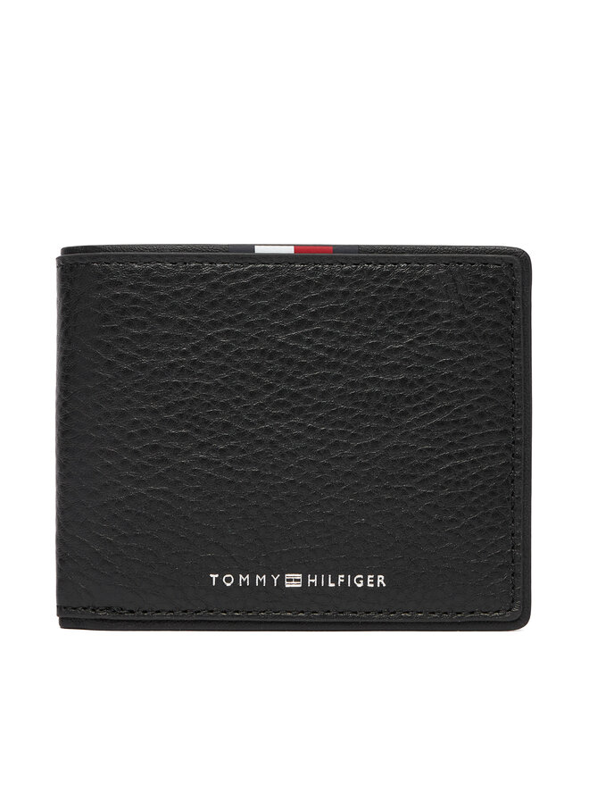 Tommy Hilfiger Pénztárca Tommy Hilfiger Th Corp Mini Cc Wallet & Clip AM0AM13607 Fekete
