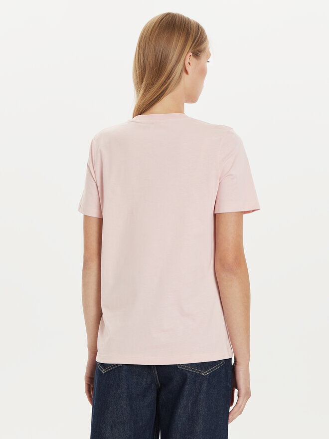 Tommy Hilfiger Tommy Hilfiger T-Shirt Script Graphic WW0WW43502 Ροζ Regular Fit