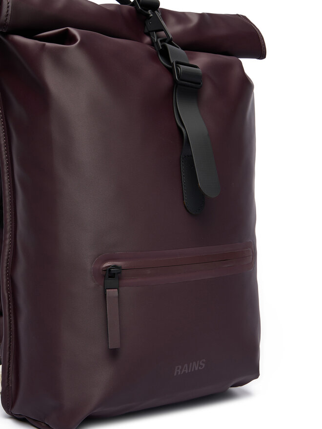 Rains Rucksack Rains Rolltop 13320 Dunkelrot