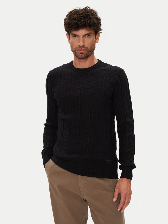 Guess Guess Džemper M5YR07 Z3FC2 Crna Regular Fit