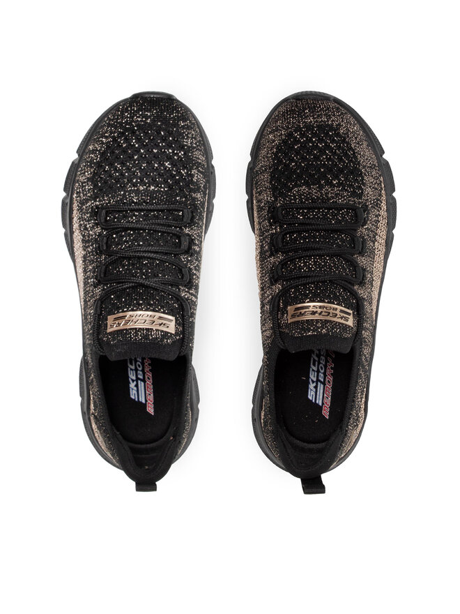 Skechers Αθλητικά Skechers BOBS SPORT Fall Sparks 117113/BKGD Μαύρο
