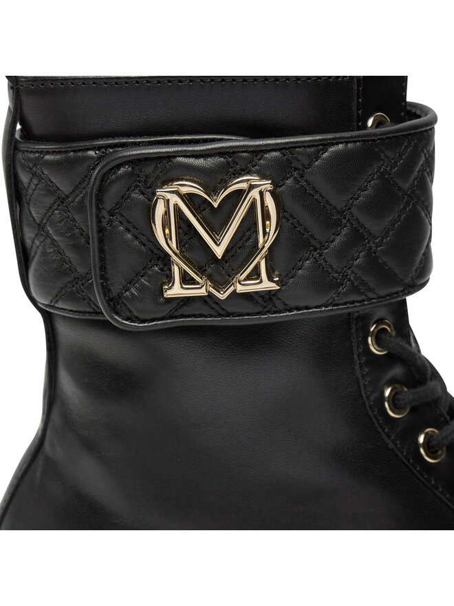 LOVE MOSCHINO Schnürstiefeletten LOVE MOSCHINO JA24175G1LIA0000 Schwarz