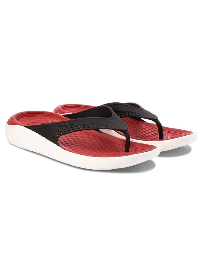 Zehentrenner Crocs Literide Flip 205182 Schwarz | eschuhe.de
