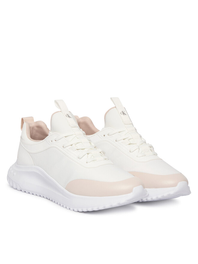 Calvin Klein Jeans Sneakers Calvin Klein Jeans Eva Runner Laceup Sock Mat Mix YW0YW02064 Weiß
