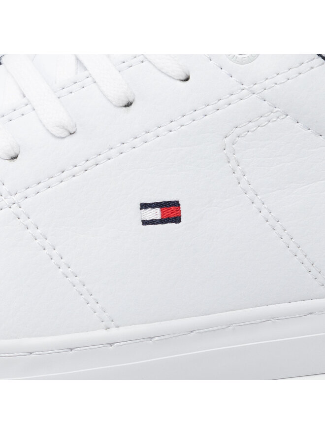 Tommy Hilfiger Sportcipők Tommy Hilfiger Essential Leather Detail Vulc FM0FM04047 Fehér
