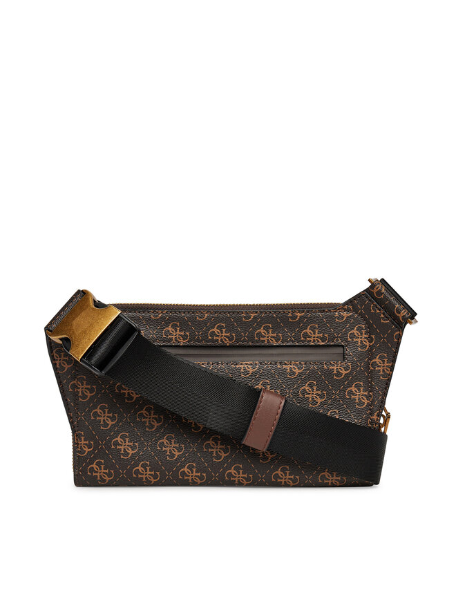 Guess Saszetka nerka Guess Milano HMMILO P5214 Brązowy