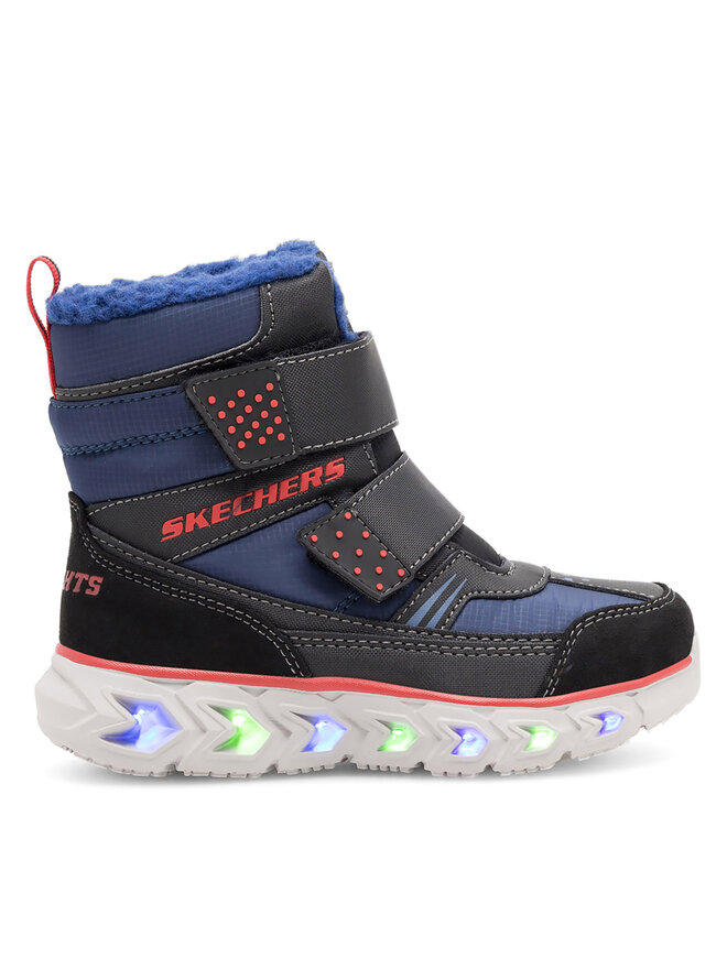 Bottes de neige Skechers 90588L NVBK Bleu marine chaussures