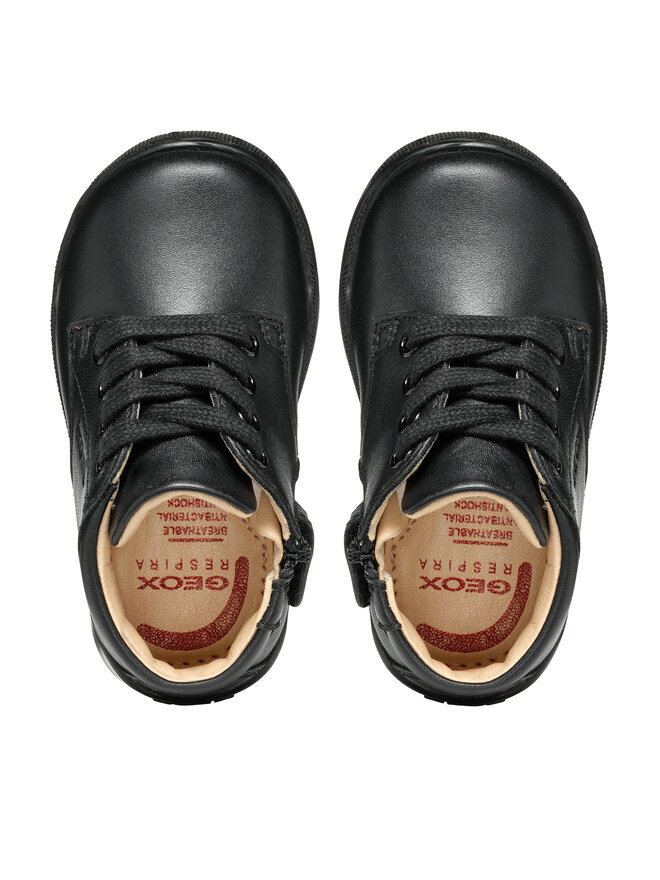 Geox Schnürschuhe Geox B Macchia Boy B464NA 08554 C9999 Schwarz