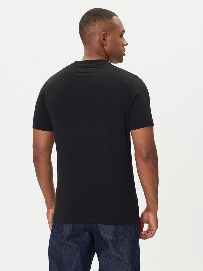 KARL LAGERFELD KARL LAGERFELD Camiseta 755046 554225 Negro Regular Fit