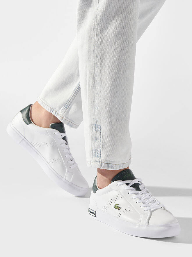 Lacoste Laisvalaikio batai Lacoste Powercourt 2.0 123 1 Sma 745SMA00411R5 Balta