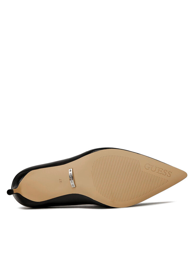 Guess Pantofi cu toc subțire Guess Bravo4 FLPBV4 LEA08 Negru