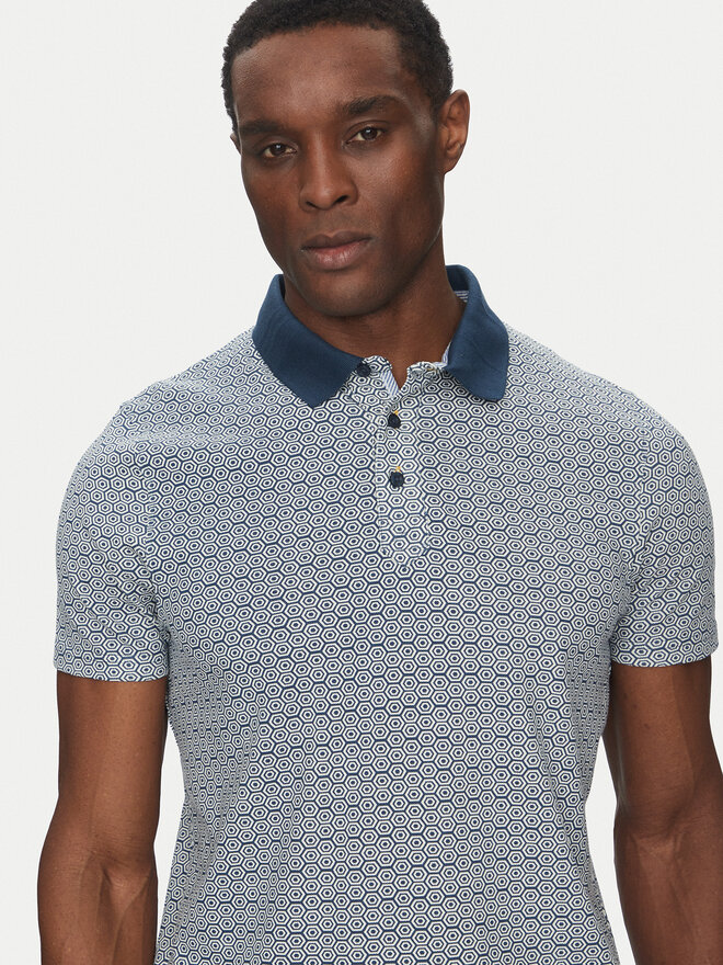 INDICODE INDICODE Polo majica Mauricus 41-046 Mornarsko modra Regular Fit