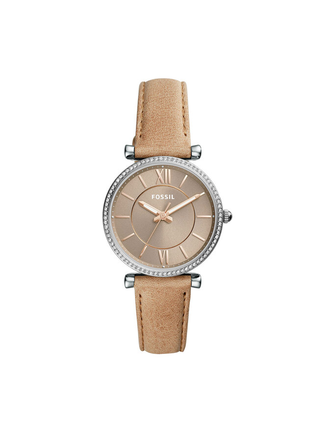 Fossil Часовник Fossil Carile ES4343 Кафяв