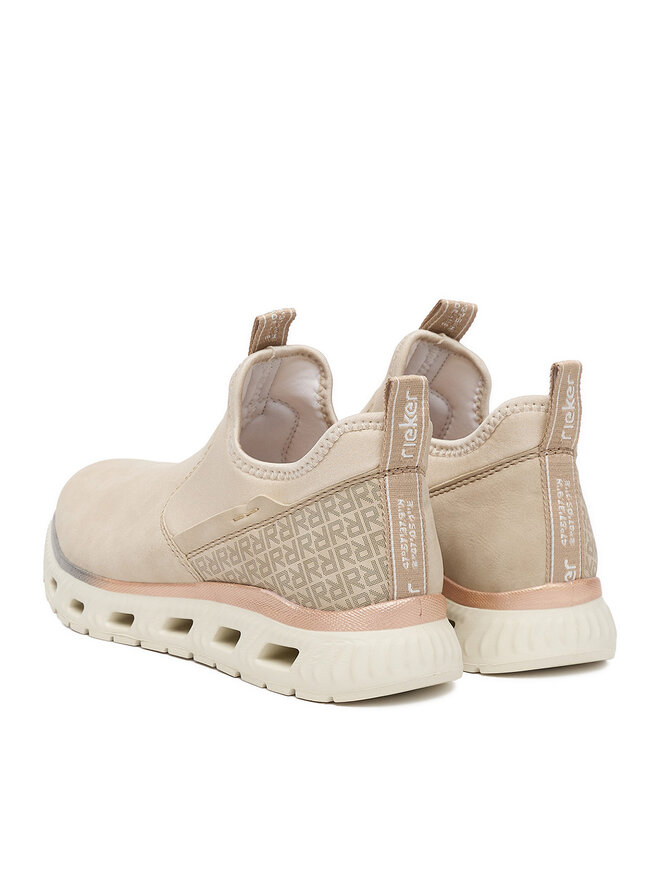 Rieker Pantofi Rieker M6053-62 Bej