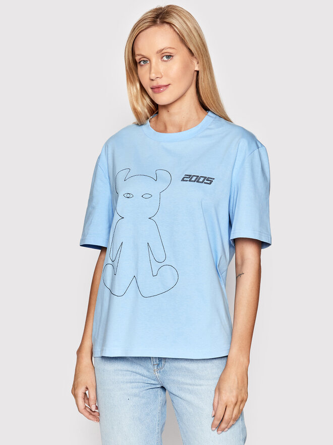 2005 2005 T-shirt Unisex Horned Svijetloplava Relaxed Fit