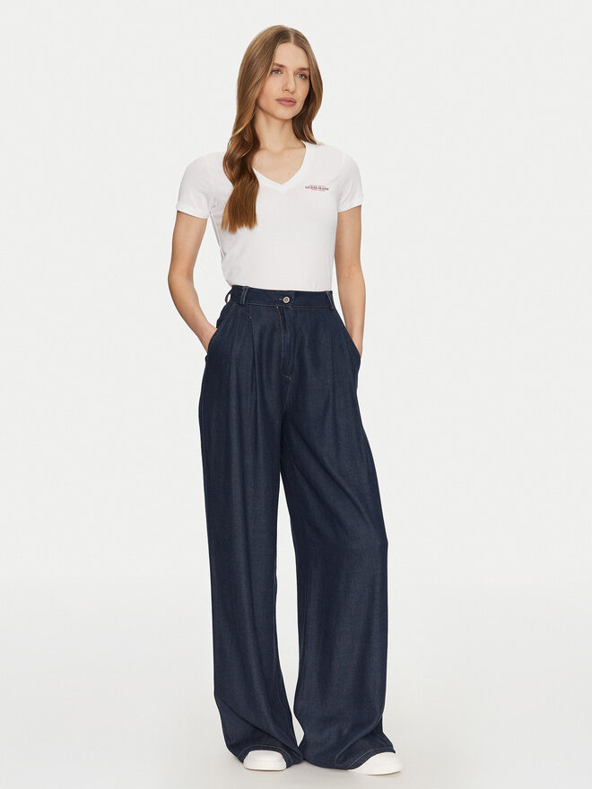 Guess Jeans Guess Jeans Футболка W4YI23 J1314 Білий Slim Fit
