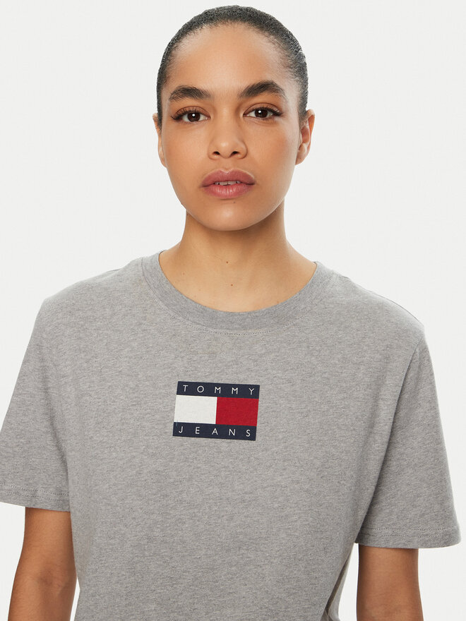 Tommy Jeans Tommy Jeans T-Shirt DW0DW20461 Grau Relaxed Fit