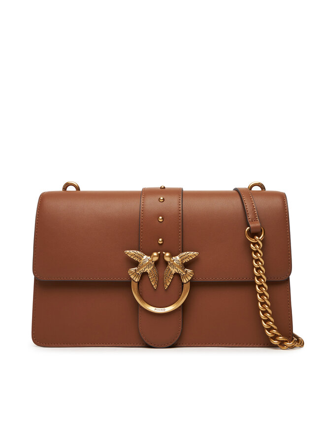 PINKO Τσάντα PINKO Love One Classic ST.CL Al 25-26 PLTT 105857 A0F1 Καφέ