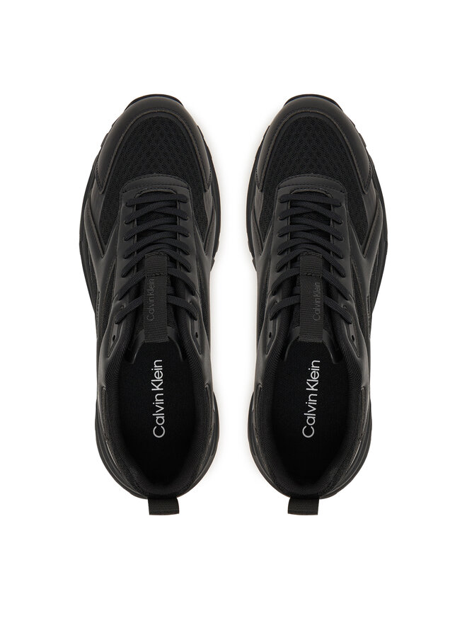Calvin Klein Sneakers Calvin Klein Hike Runner Laceup Strip M-Lt HM0HM02154 Schwarz