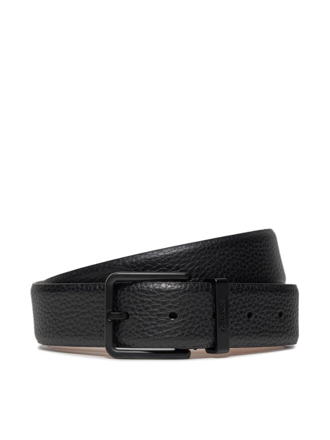 Calvin Klein Pánsky opasok Calvin Klein Ck Warmth Plus Pb 35mm K50K511577 Čierna