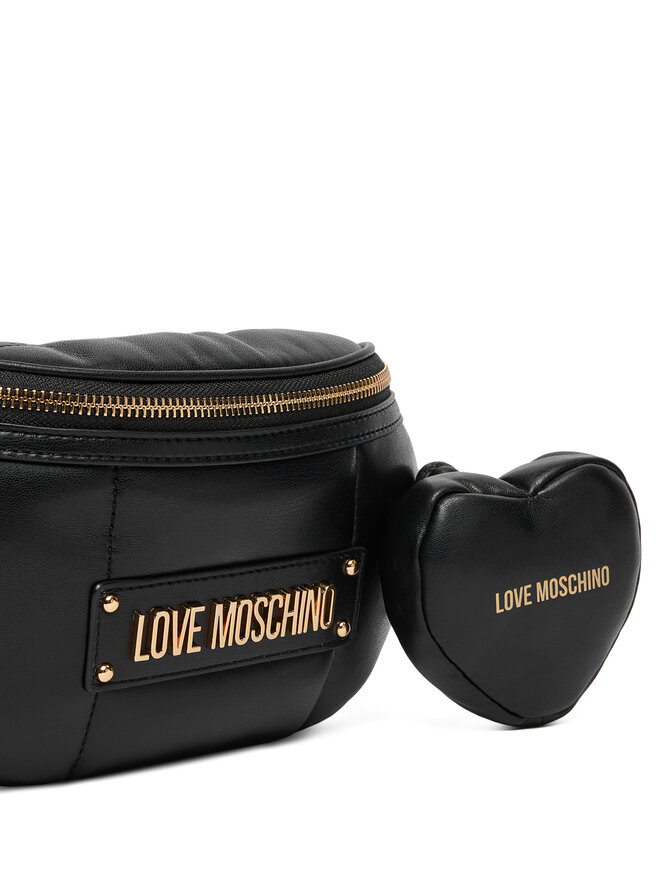 LOVE MOSCHINO torba za okoli pasu LOVE MOSCHINO JC4323PP0NKM100A Črna