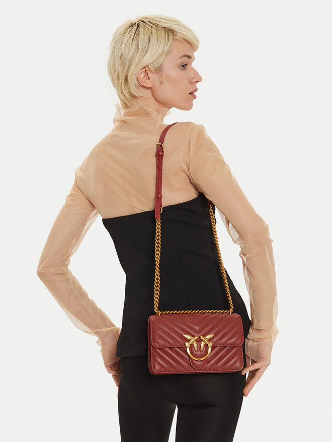 PINKO Kabelka PINKO Love One Mini Dc 100074 A0GK Hnědá