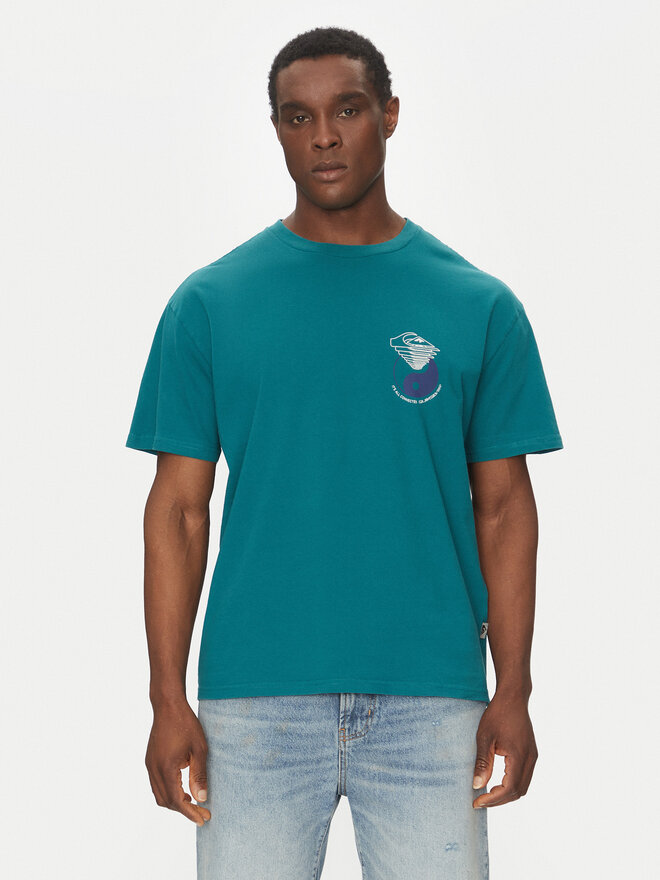 Quiksilver Quiksilver Marškinėliai EQYZT08033 Žalia Regular Fit