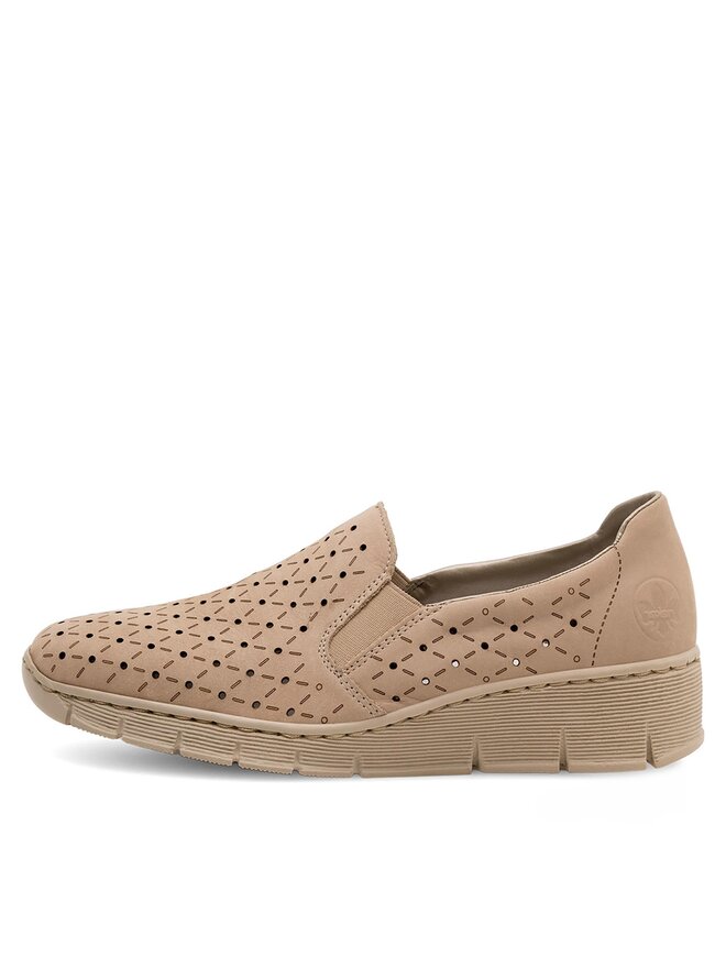 Rieker Halbschuhe Rieker 53795-60 Beige
