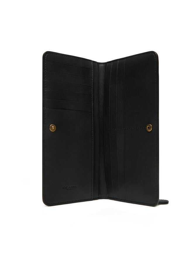 Coach Голям дамски портфейл Coach CZ096 Черен
